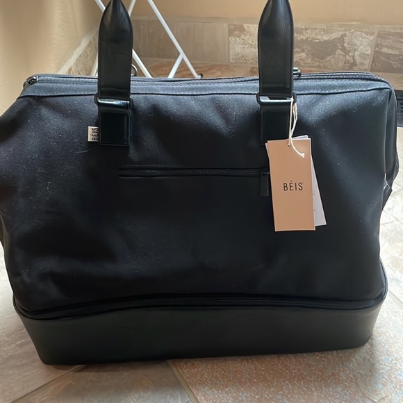 BEIS Bags Beis Weekender Duffel Bag In Black Poshmark